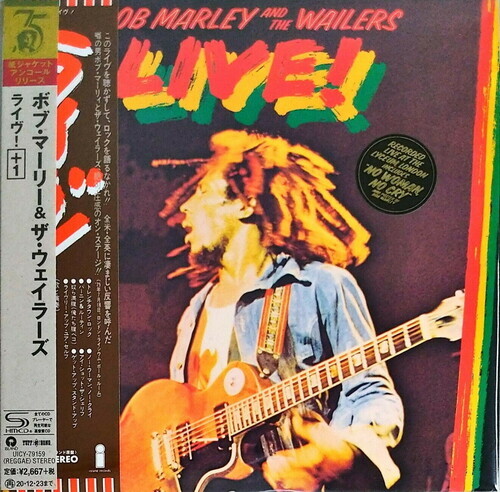 Bob Marley - Live Mini LP Sleeve, 2020 Reissue, Japan Edition, Limited Edition, Remastered
