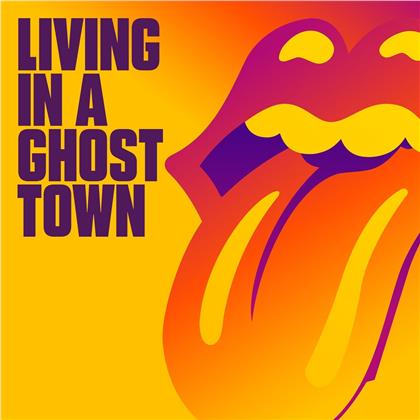 The Rolling Stones - Living In A Ghost Town (One Sided Vinyl, Orange Vinyl, 10" Maxi)