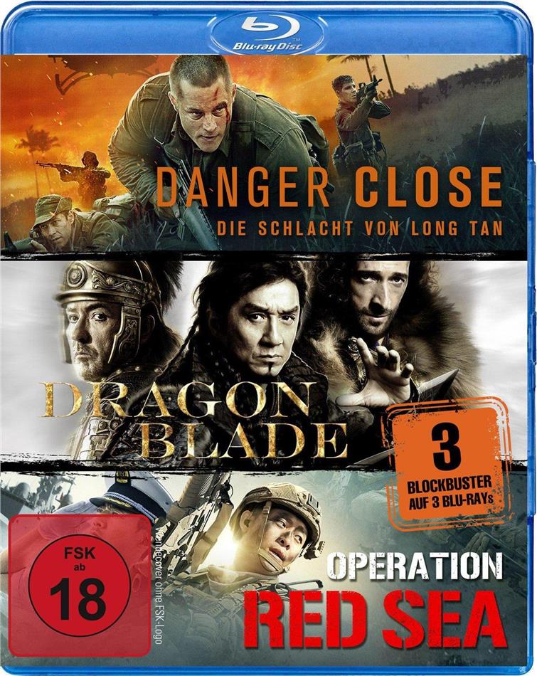 Danger Close / Dragon Blade / Operation Red Sea 3 Blu-rays