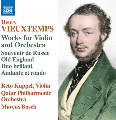 Henri Vieuxtemps (1820-1881), Marcus Bosch, Reto Kuppel & Qatar Philharmonic Orchestra - Works For Violin & Orchestra