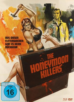 The Honeymoon Killers (1970) (Cover B, s/w, Limited Edition, Mediabook, Blu-ray + DVD)