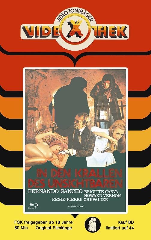 In den Krallen des Unsichtbaren (1970) Grosse Hartbox, Cover Gelb, Limited Edition