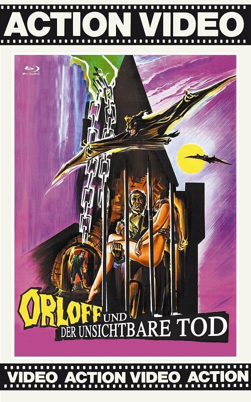 Orloff und der unsichtbare Tod (1970) Grosse Hartbox, Cover Lila, Limited Edition