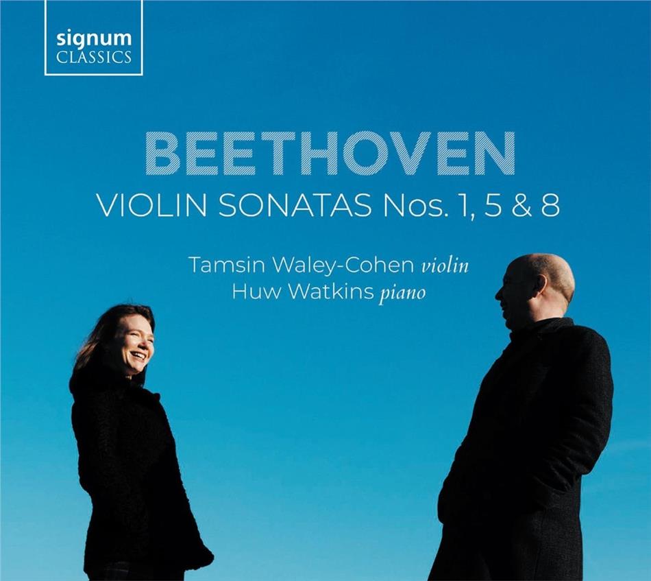 Ludwig van Beethoven (1770-1827), Tamsin Waley Cohen & Huw Watkins - Violin Sonatas 1 & 5 & 8