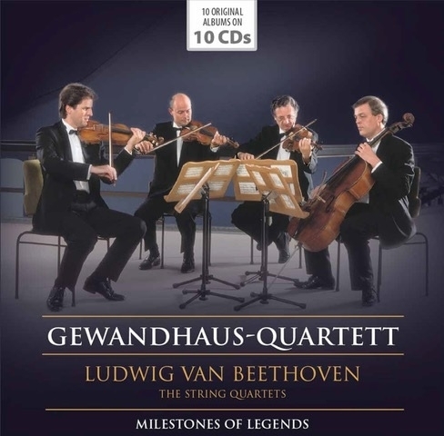 Gewandhaus Quartett & Ludwig van Beethoven (1770-1827) - Die Streichquartette 10 CDs