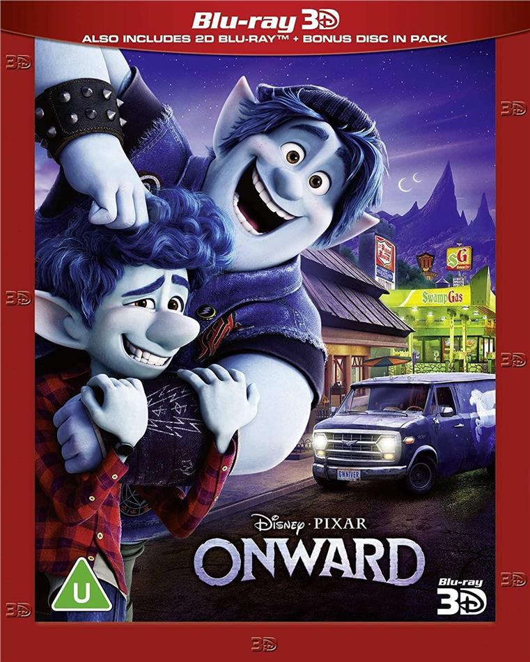 Onward (2020) Blu-ray 3D + 2 Blu-rays