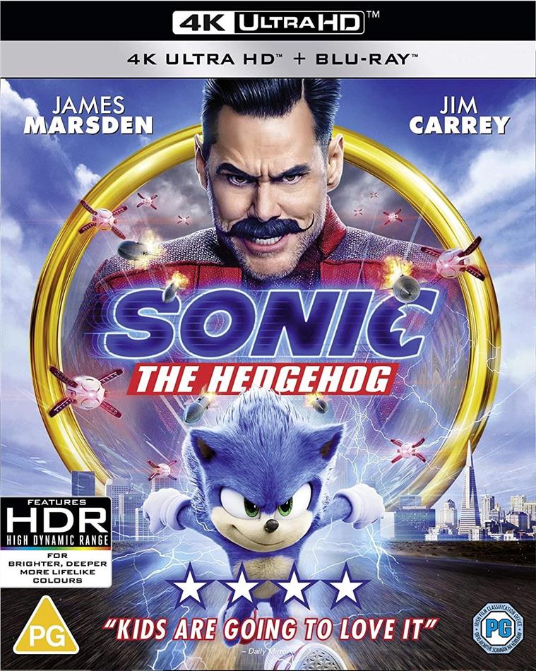 Sonic The Hedgehog (2020) 4K Ultra HD + Blu-ray