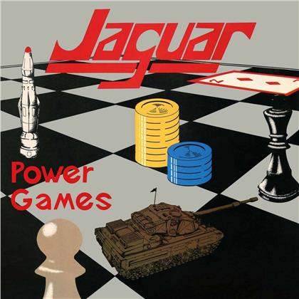 Jaguar - Power Games (2020 Reissue, High Roller Records, Limited Black Vinyl, LP + 7" Single)