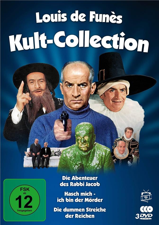 Louis de Funès Kult-Collection - 3 legendäre Kultfilme Filmjuwelen, 3 DVDs