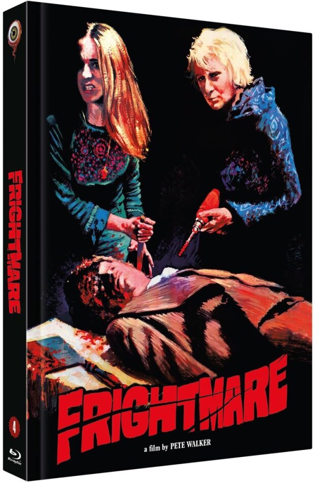 Frightmare (1974) Cover C, Pete Walker Collection, Limited Edition, Mediabook, Blu-ray + DVD