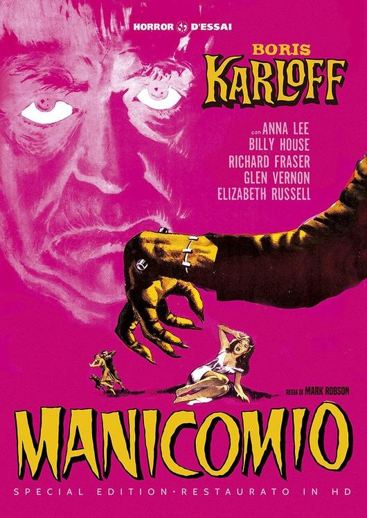 Manicomio (1946) Horror d'Essai, Restaurato in HD, n/b, Edizione Speciale