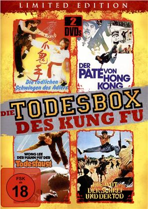 Die Todesbox des Kung Fu - Die tödlichen Schwingen des Adlers / Der Pate von Hong Kong / Wong Lee: Der Mann mit der Todesfaust / Die Wut, der Schrei und der Tod (Limited Edition, 2 DVDs)