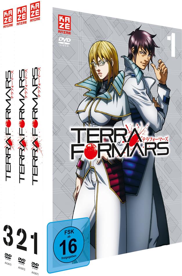 Terraformars - Staffel 1 Gesamtausgabe, 3 DVDs