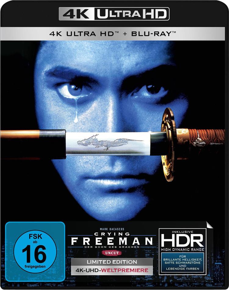 Crying Freeman (1995) Édition Limitée, Uncut, 4K Ultra HD + Blu-ray