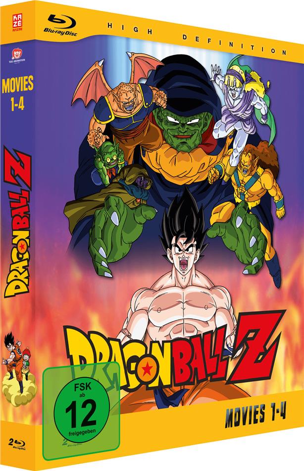 Dragonball Z - Movies Box - Vol. 1 2 Blu-rays