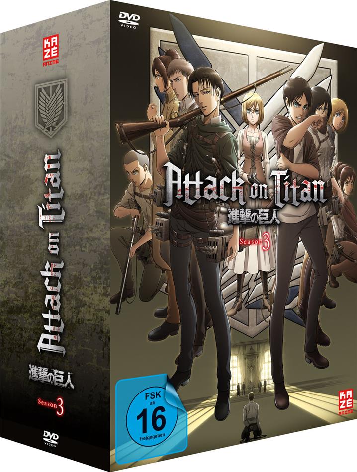 Attack on Titan - Staffel 3 - Vol. 1 + Sammelschuber, Limited Edition