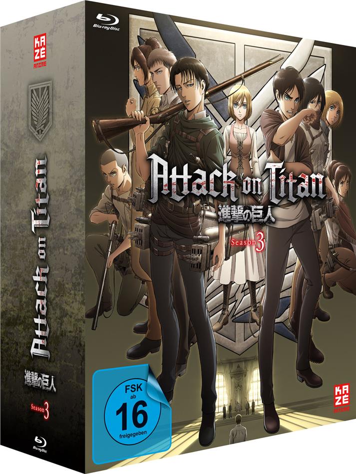 Attack on Titan - Staffel 3 - Vol. 1 + Sammelschuber, Limited Edition