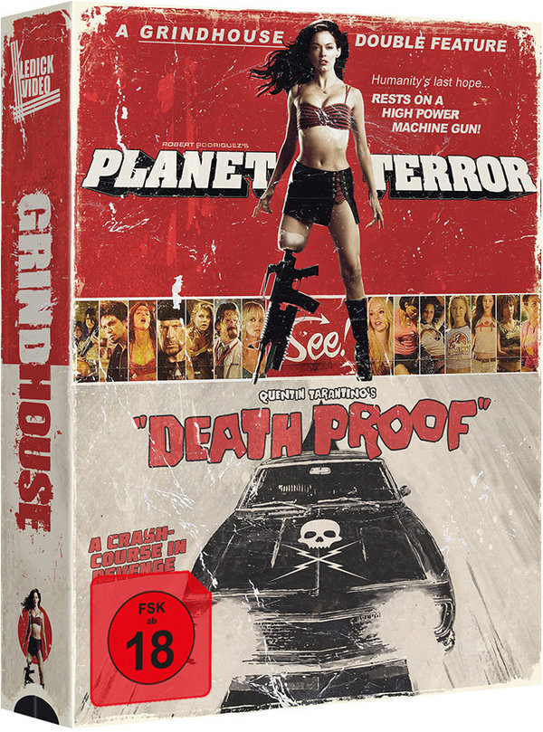Grindhouse - Planet Terror / Death Proof (2007) Limited Tape Edition, 2 Blu-rays