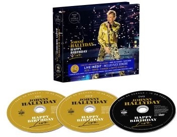 Johnny Hallyday - Happy Birthday Live - Parc De Sceaux Deluxe Edition, 2 CDs + DVD