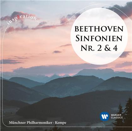 Ludwig van Beethoven (1770-1827), Rudolf Kempe & M&uuml;nchner Philharmoniker MP - Sinfonien Nr. 2 & 4