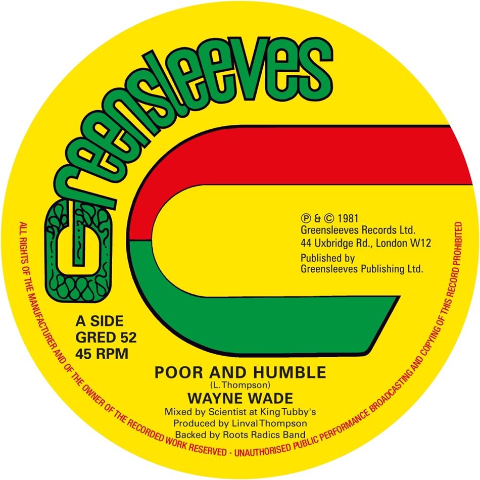 Wayne Wade & Bunny Lie Lie - Poor And Humble / Babylonian (Extended) 12" Maxi