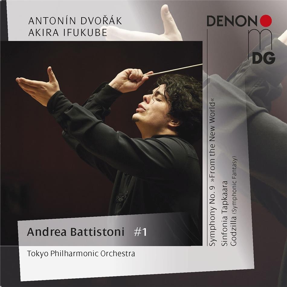 Antonin Dvorák (1841-1904), Akira Ifukube, Andrea Battistoni & Tokyo Philharmonic Orchestra - Symphony 9 From The New World, - Sinfonia Tapkara, Godzilla (Symphonic Fantasy)