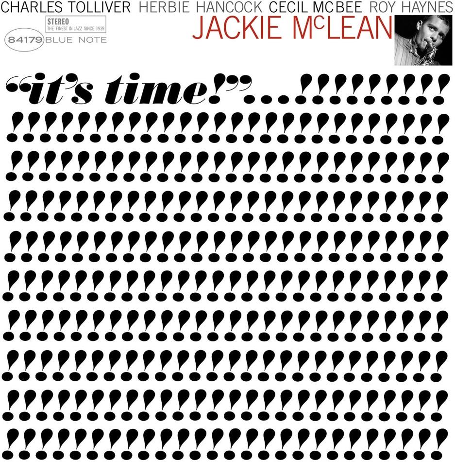 Jackie McLean - It's Time 2020 Reissue, Blue Note, LP