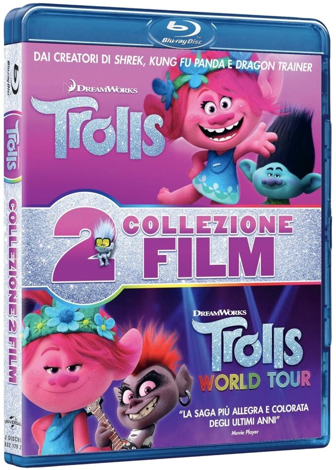 Trolls + Trolls World Tour - 2 Movie Collection 2 Blu-ray