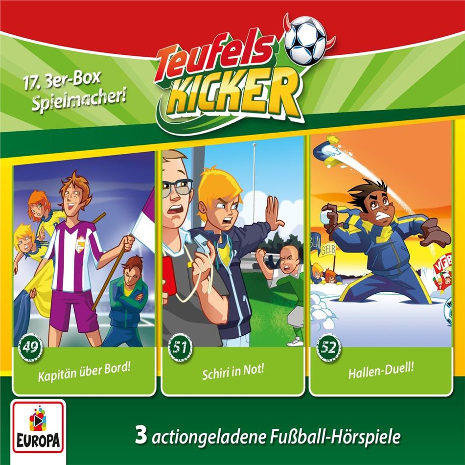 Teufelskicker - 17/3er Box (Folgen 49,51,52) 3 CDs