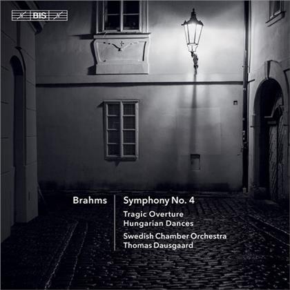 Johannes Brahms (1833-1897), Thomas Dausgaard & Swedish Chamber Orchestra - Symphony 4, Tragic Overture, Hungarian Dances (Hybrid SACD)