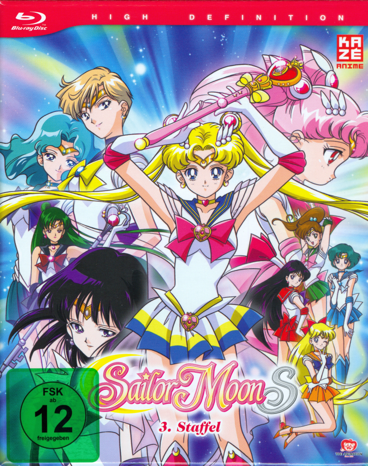 Sailor Moon S - Staffel 3 Complete edition, Slipcase, Digipack, Remastered, 5 Blu-rays