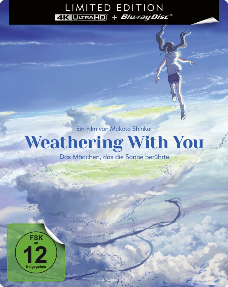 Weathering With You - Das Mädchen, das die Sonne berührte (2019) Édition Limitée, Steelbook, 4K Ultra HD + Blu-ray