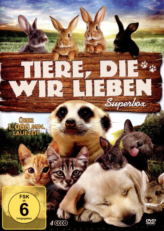 Tiere, die wir lieben - Suberbox 4 DVD