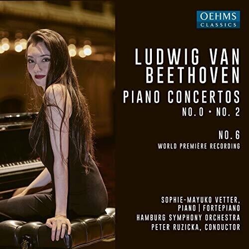 Ludwig van Beethoven (1770-1827), Peter Ruzicka (*1948), Sophie-Mayuko Vetter & Hamburg Symphony Orchestra - Piano Concertos 0, 2 & 6 (World Premiere Recording) Japan Edition