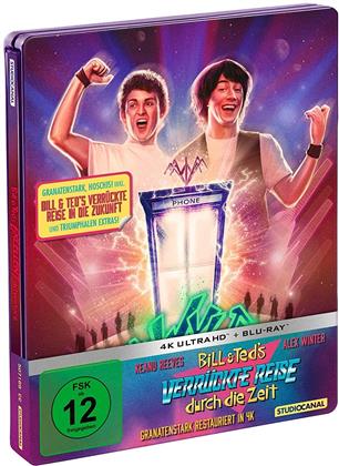 Bill & Teds verr&uuml;ckte Reise durch die Zeit / Bill & Teds verr&uuml;ckte Reise in die Zukunft (Limited Edition, Steelbook, 4K Ultra HD + 2 Blu-rays)