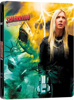 Sharknado 2 (2014) (Edizione Limitata, Steelbook, Uncut, Blu-ray + DVD)
