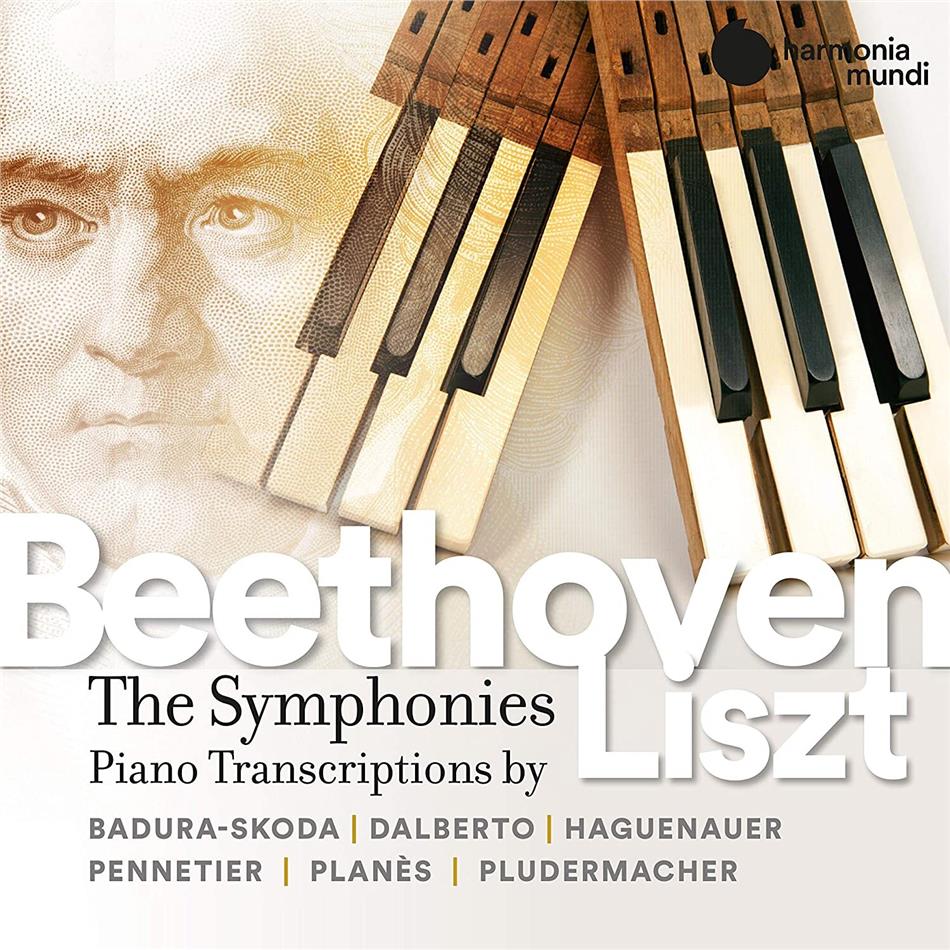 Jean-Louis Haguenauer, Ludwig van Beethoven (1770-1827), Franz Liszt (1811-1886), Paul Badura-Skoda, … - The Symphonies Piano Transcriptions by Franz Liszt 7 CD
