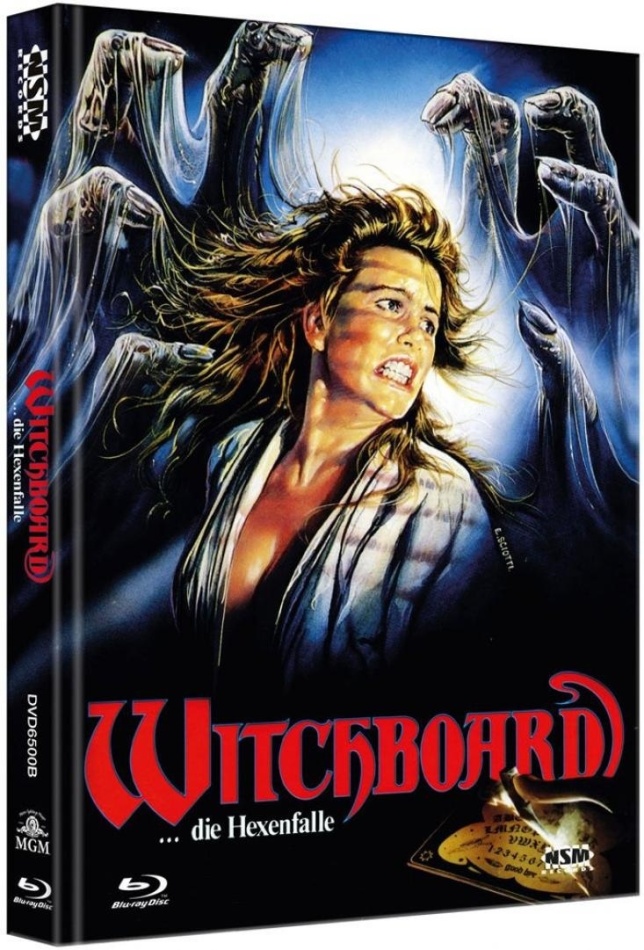 Witchboard - Die Hexenfalle (1986) Cover B, Mediabook, Uncut, Blu-ray + DVD