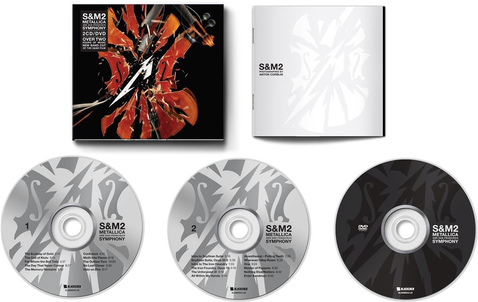 Metallica - S&M2 Blackened Recordings, 2 CDs + DVD