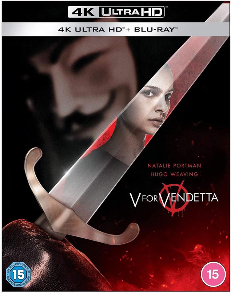 V For Vendetta (2005) 4K Ultra HD + Blu-ray