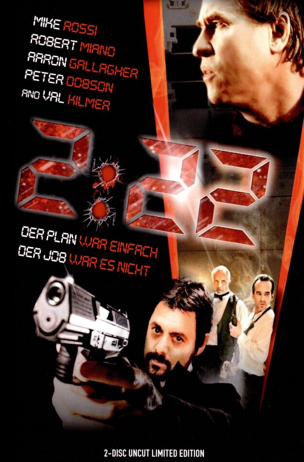 2:22 (2008) Grosse Hartbox, Limited Edition, Uncut, Blu-ray 3D + DVD