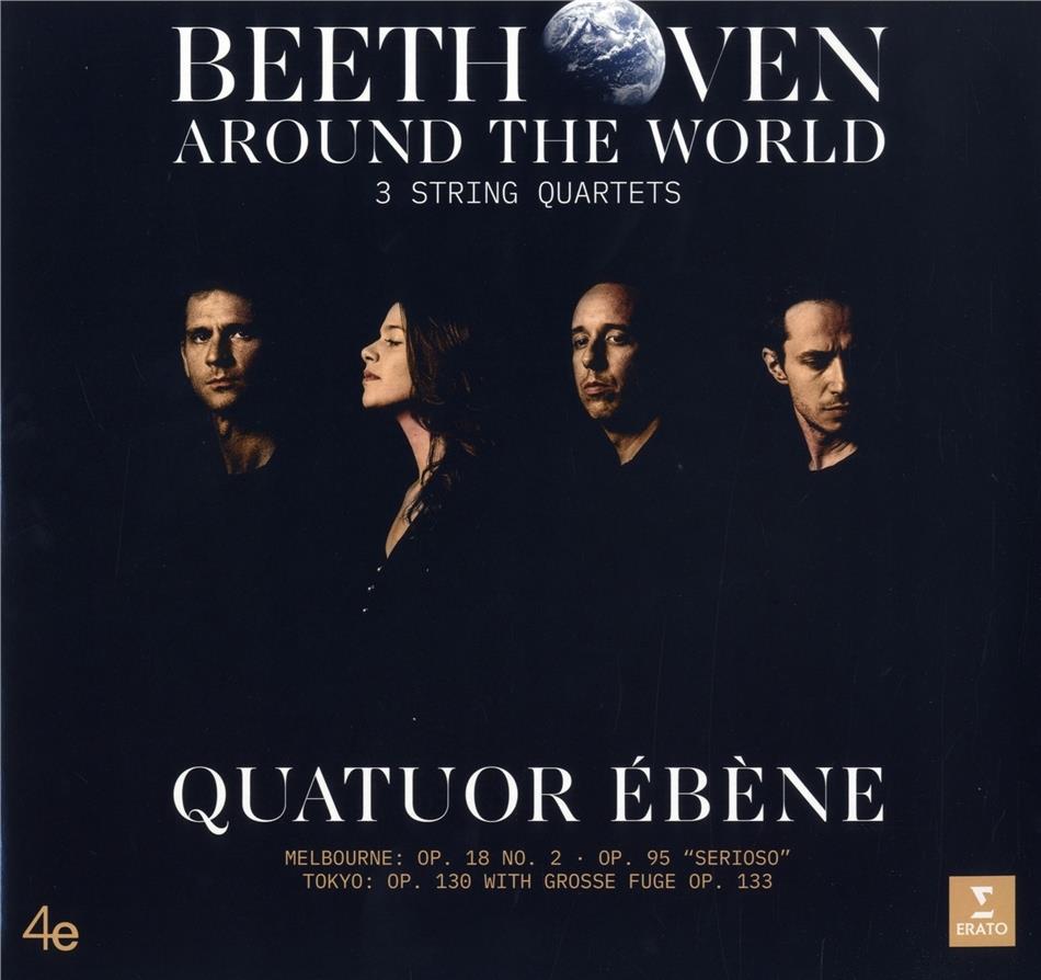 Quatuor Ébène & Ludwig van Beethoven (1770-1827) - Beethoven Around The Worl - Vienna - Op. 59 Nos 1 & 2 2 LP