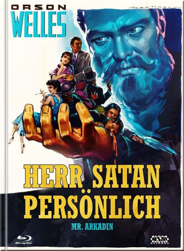 Herr Satan persönlich - Mr. Arkadin (1955) Cover B, s/w, Limited Collector's Edition, Mediabook, Blu-ray + DVD