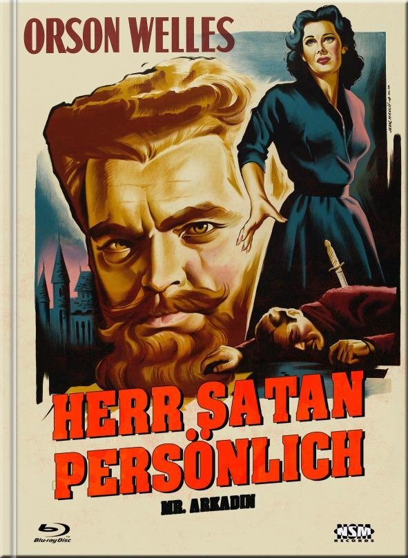 Herr Satan persönlich - Mr. Arkadin (1955) Cover C, n/b, Collector's Edition Limitata, Mediabook, Blu-ray + DVD