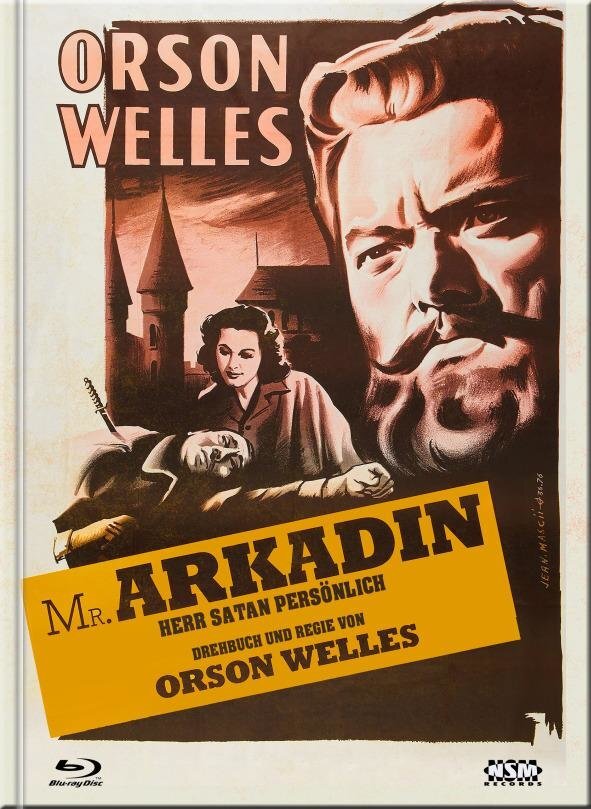 Mr. Arkadin - Herr Satan persönlich (1955) Cover D, n/b, Collector's Edition Limitata, Mediabook, Blu-ray + DVD