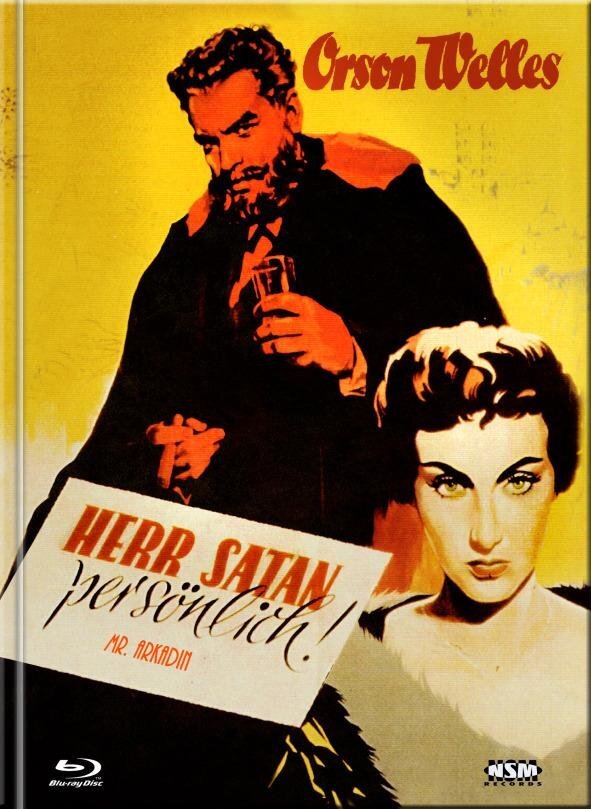 Herr Satan persönlich - Mr. Arkadin (1955) Cover E, n/b, Collector's Edition Limitata, Mediabook, Blu-ray + DVD