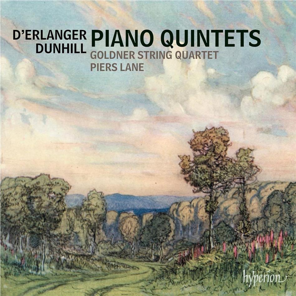 Frédéric D'Erlanger (1868-1943), Thomas Dunhill (1877-1946), Piers Lane & Golden String Quartet - Piano Quintets