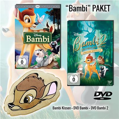 Bambi 1 & 2 - Inkl. Bambi Plüschkissen (Limited Edition)