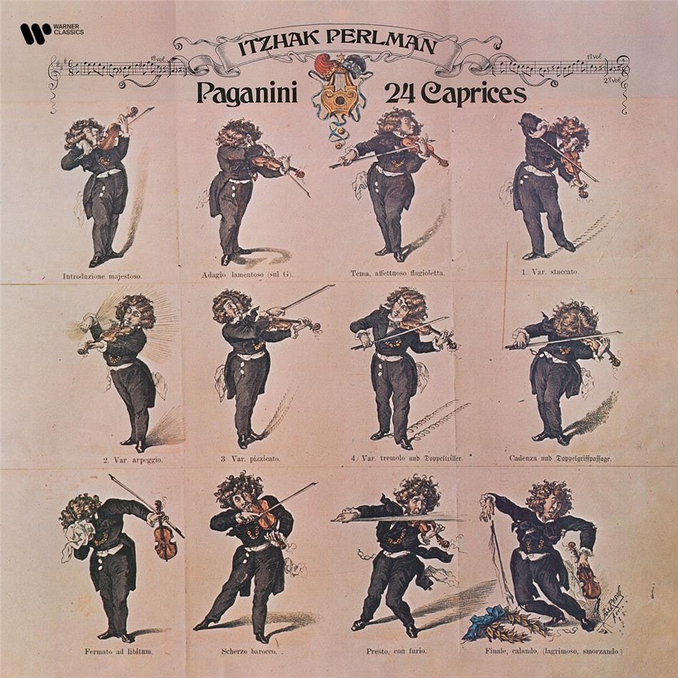 Itzhak Perlman & Nicolò Paganini (1782-1840) - 24 Caprices For Solo 2 LP
