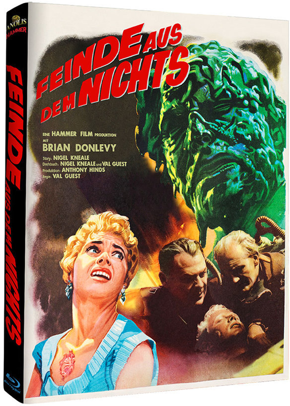 Feinde aus dem Nichts (1957) Hammer Edition, Cover A, n/b, Édition Limitée, Mediabook